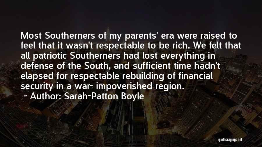 A Lost Parent Quotes By Sarah-Patton Boyle