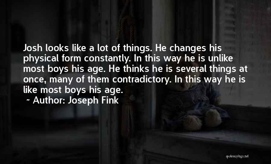 A Lot Changes Quotes By Joseph Fink