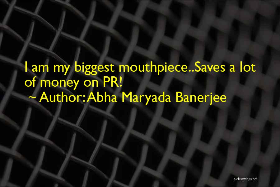 A Lot Of Money Quotes By Abha Maryada Banerjee