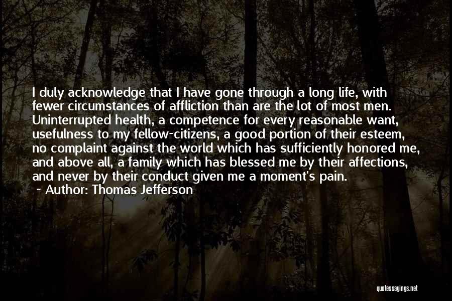 A Lot Of Pain Quotes By Thomas Jefferson