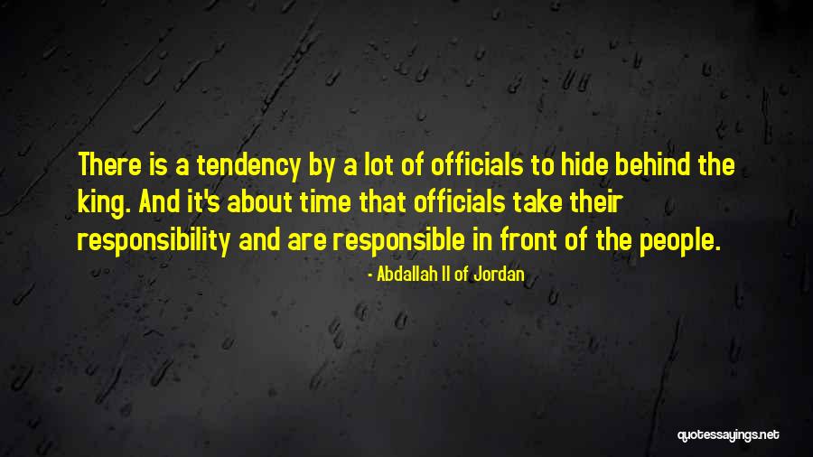 A Lot Of Responsibility Quotes By Abdallah II Of Jordan A Lot Of Responsibility Quotes By Abdallah II Of Jordan