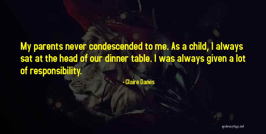 A Lot Of Responsibility Quotes By Claire Danes A Lot Of Responsibility Quotes By Claire Danes