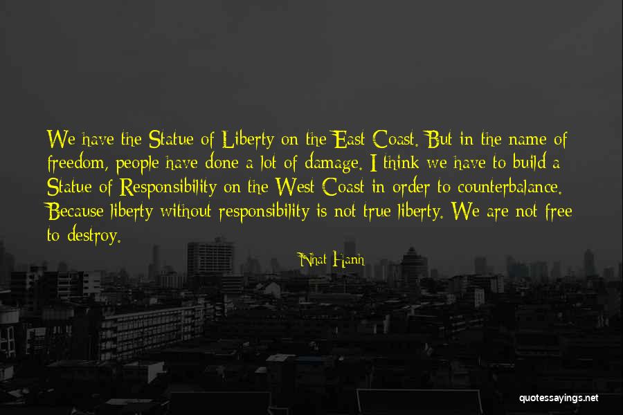 A Lot Of Responsibility Quotes By Nhat Hanh A Lot Of Responsibility Quotes By Nhat Hanh