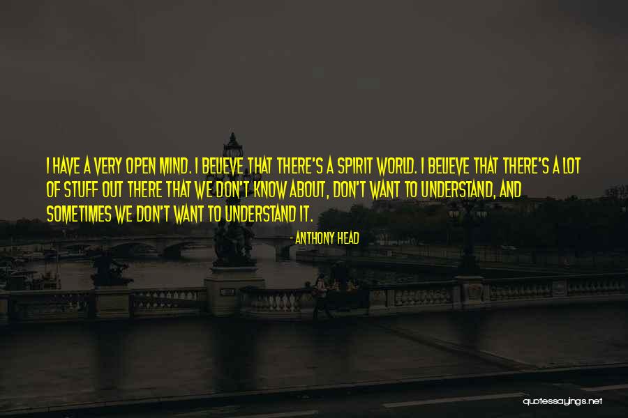 A Lot Of Stuff On My Mind Quotes By Anthony Head A Lot Of Stuff On My Mind Quotes By Anthony Head