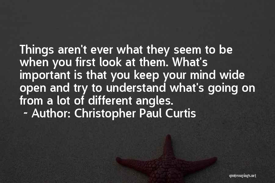 A Lot On Your Mind Quotes By Christopher Paul Curtis