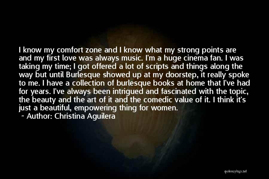 A Love For Music Quotes By Christina Aguilera