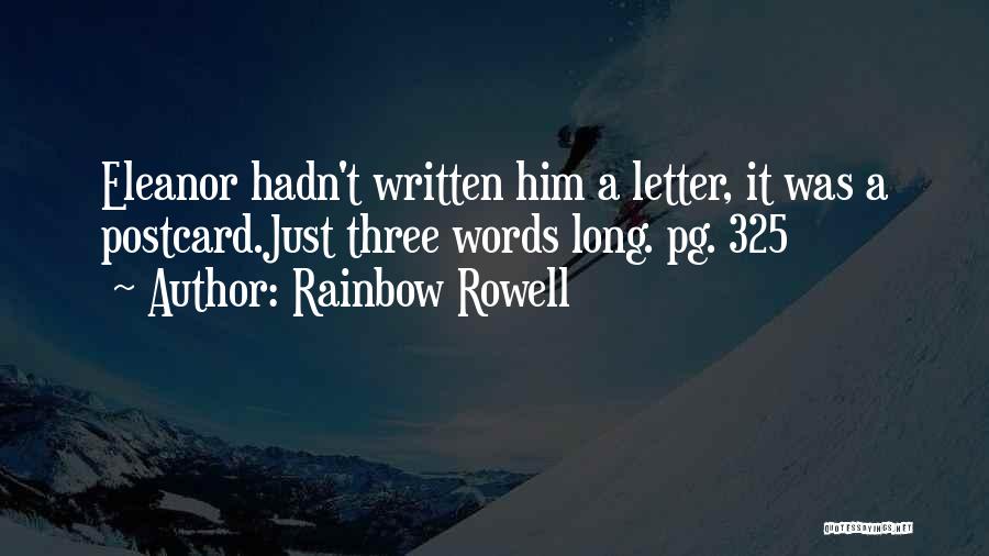 A Love Letter Quotes By Rainbow Rowell