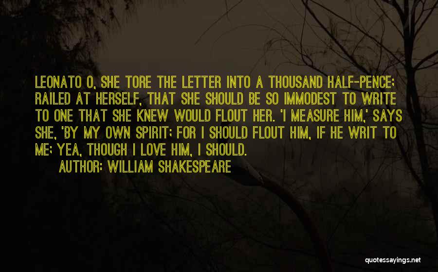 A Love Letter Quotes By William Shakespeare