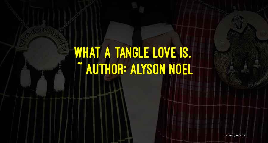 A Love Triangle Quotes By Alyson Noel