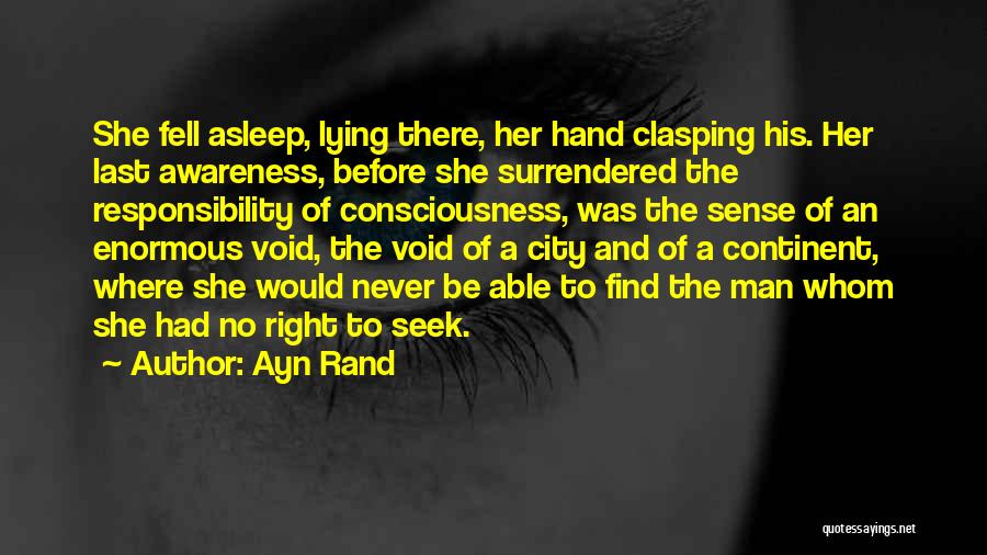 A Man Asleep Quotes By Ayn Rand