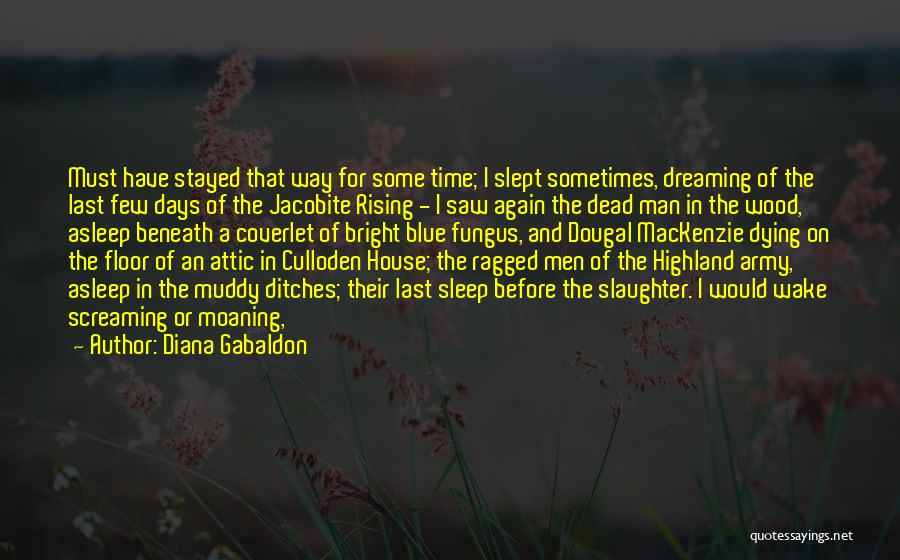 A Man Asleep Quotes By Diana Gabaldon