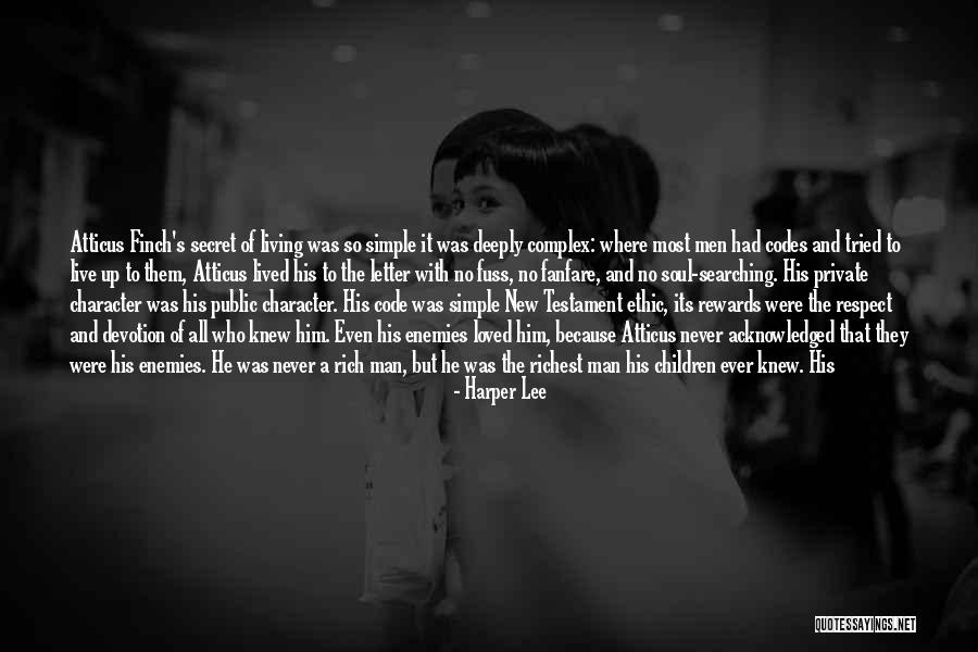 A Man Character Quotes By Harper Lee