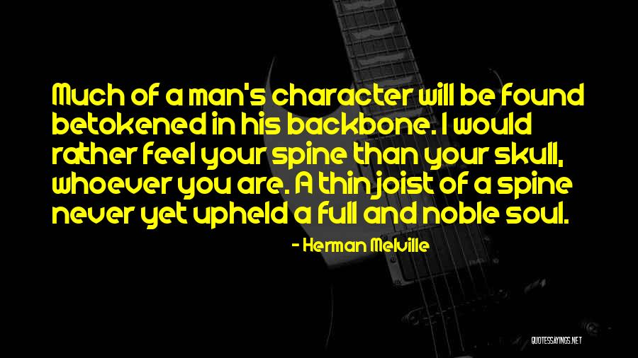 A Man Character Quotes By Herman Melville