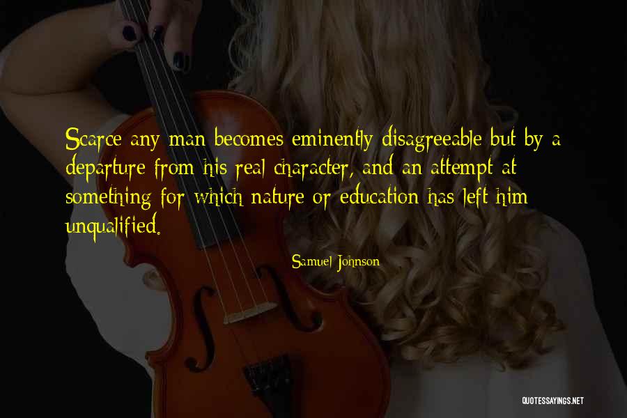 A Man Character Quotes By Samuel Johnson