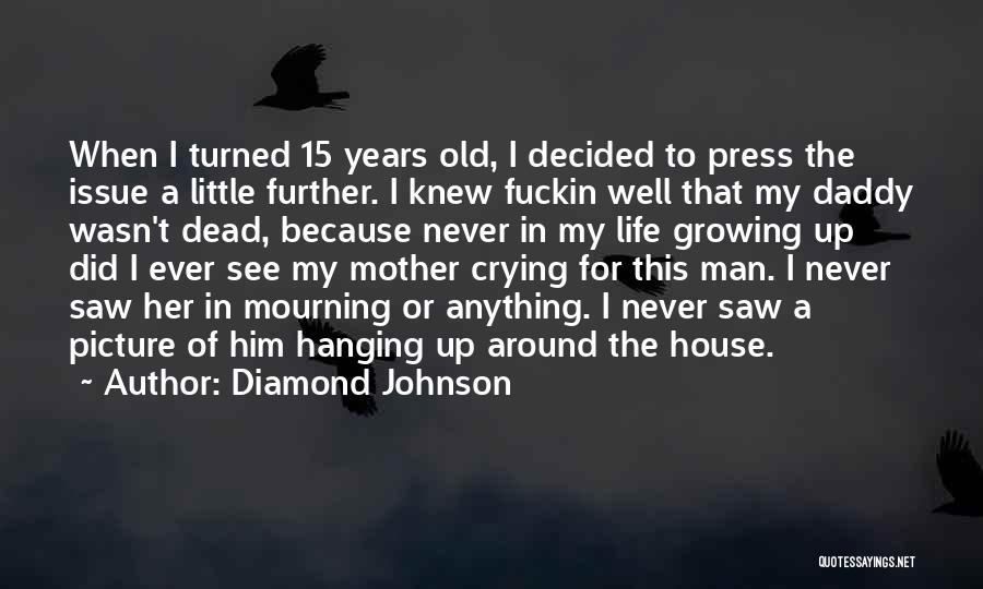 A Man Crying Quotes By Diamond Johnson