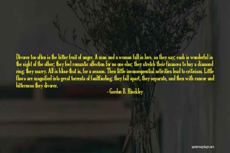 A Man Falling In Love Quotes By Gordon B. Hinckley