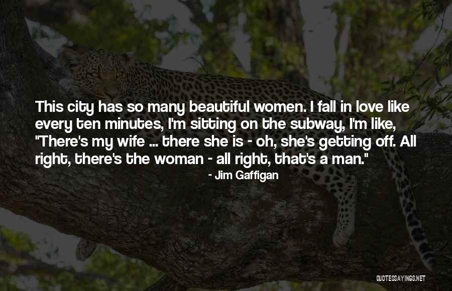 A Man Falling In Love Quotes By Jim Gaffigan