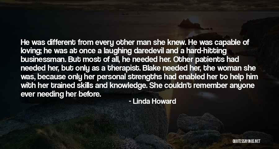 A Man Loving A Woman Quotes By Linda Howard