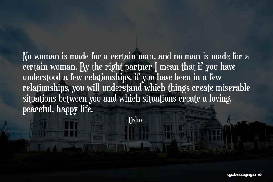 A Man Loving A Woman Quotes By Osho