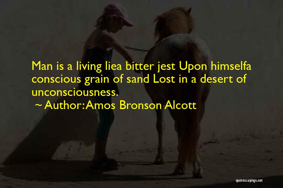 A Man Lying Quotes By Amos Bronson Alcott