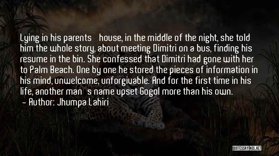 A Man Lying Quotes By Jhumpa Lahiri