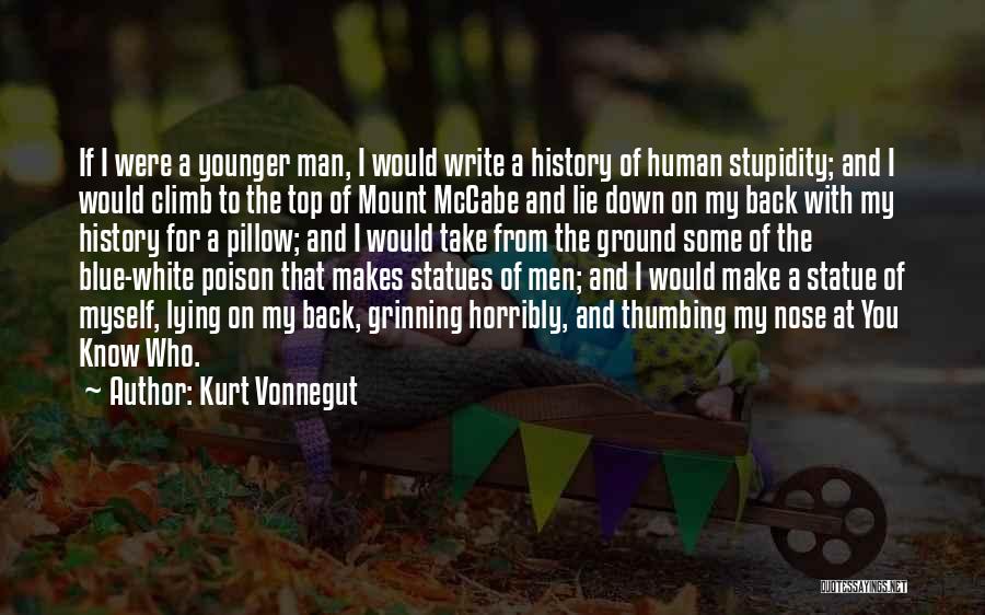 A Man Lying Quotes By Kurt Vonnegut