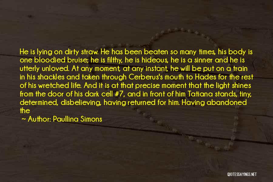 A Man Lying Quotes By Paullina Simons