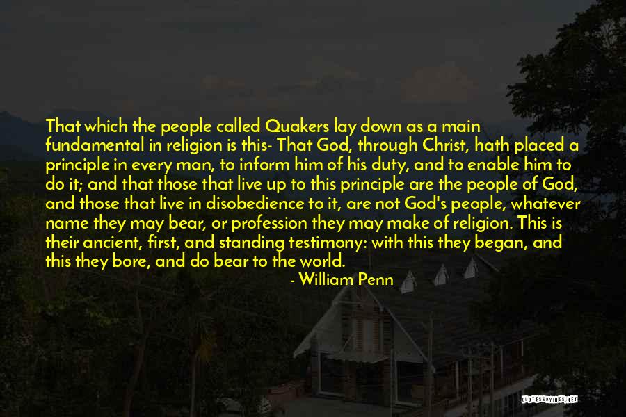 A Man Of Principle Quotes By William Penn A Man Of Principle Quotes By William Penn