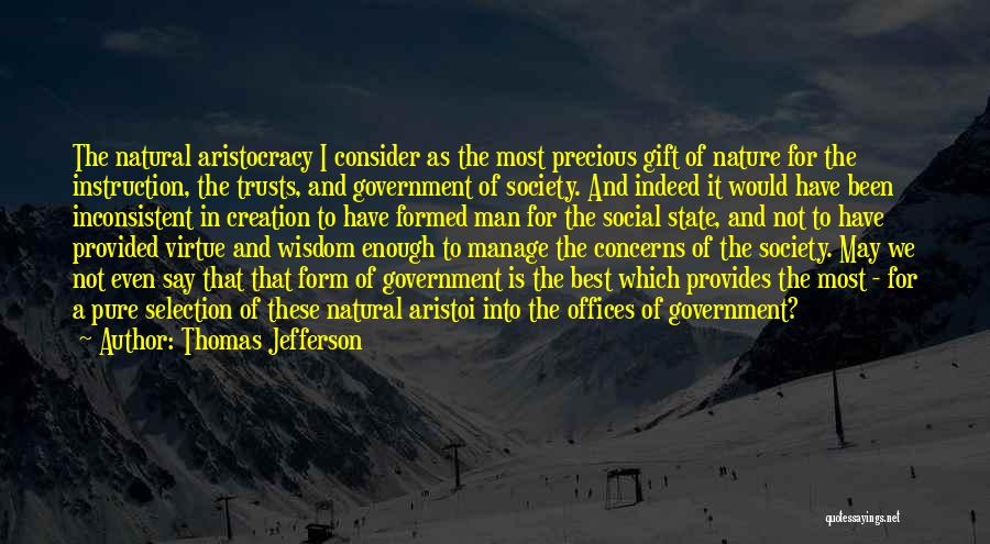 A Man Provides Quotes By Thomas Jefferson