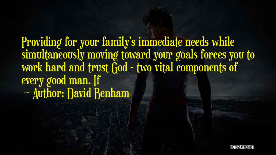 A Man Providing For His Family Quotes By David Benham