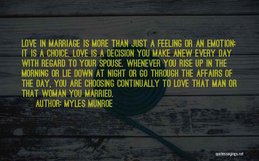 A Man Should Love His Woman Quotes By Myles Munroe