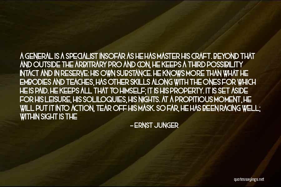 A Man Should Quotes By Ernst Junger