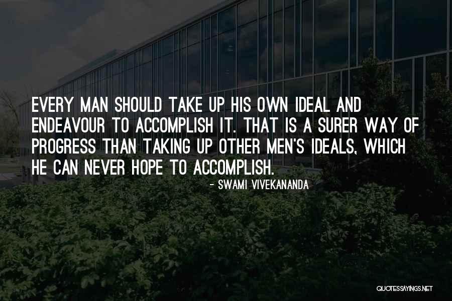 A Man Should Quotes By Swami Vivekananda