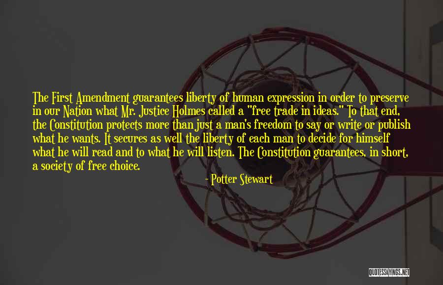 A Man That Protects Quotes By Potter Stewart A Man That Protects Quotes By Potter Stewart