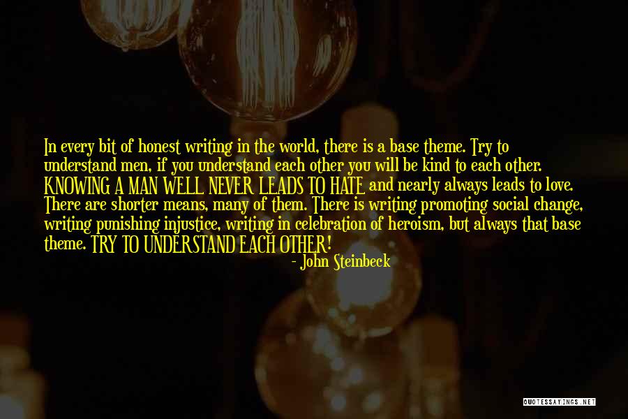A Man Will Never Change Quotes By John Steinbeck A Man Will Never Change Quotes By John Steinbeck