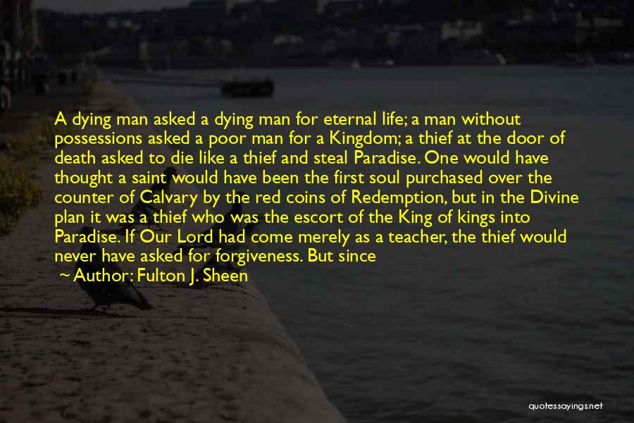 A Man With A Plan Quotes By Fulton J. Sheen