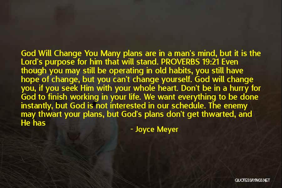 A Man With No Plan Quotes By Joyce Meyer