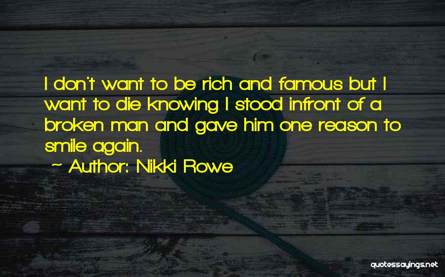 A Man World Quotes By Nikki Rowe