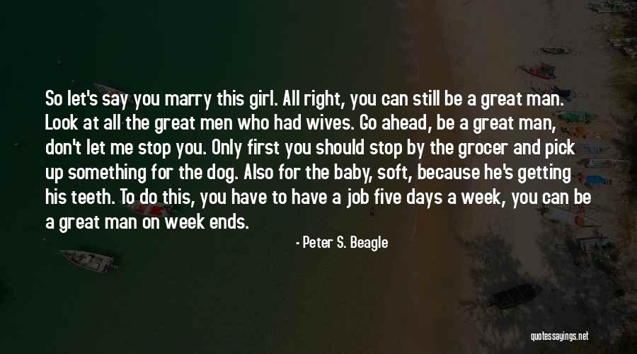 A Man You Can't Have Quotes By Peter S. Beagle