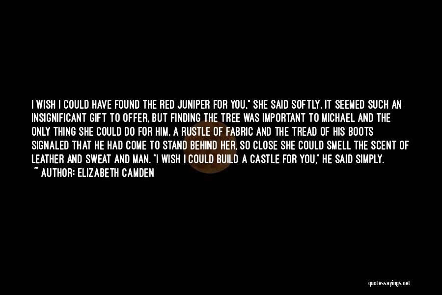 A Man's Boots Quotes By Elizabeth Camden