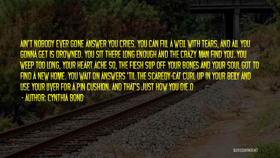 A Man's Tears Quotes By Cynthia Bond