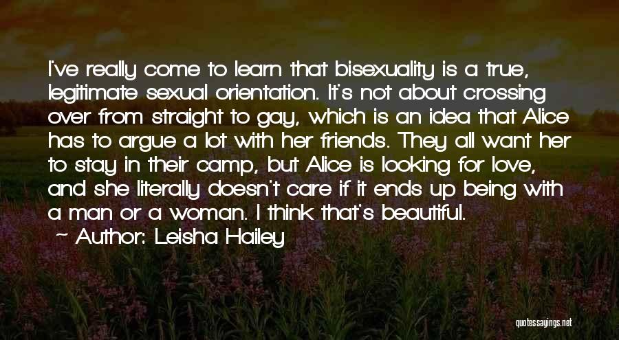 A Man's True Love Quotes By Leisha Hailey