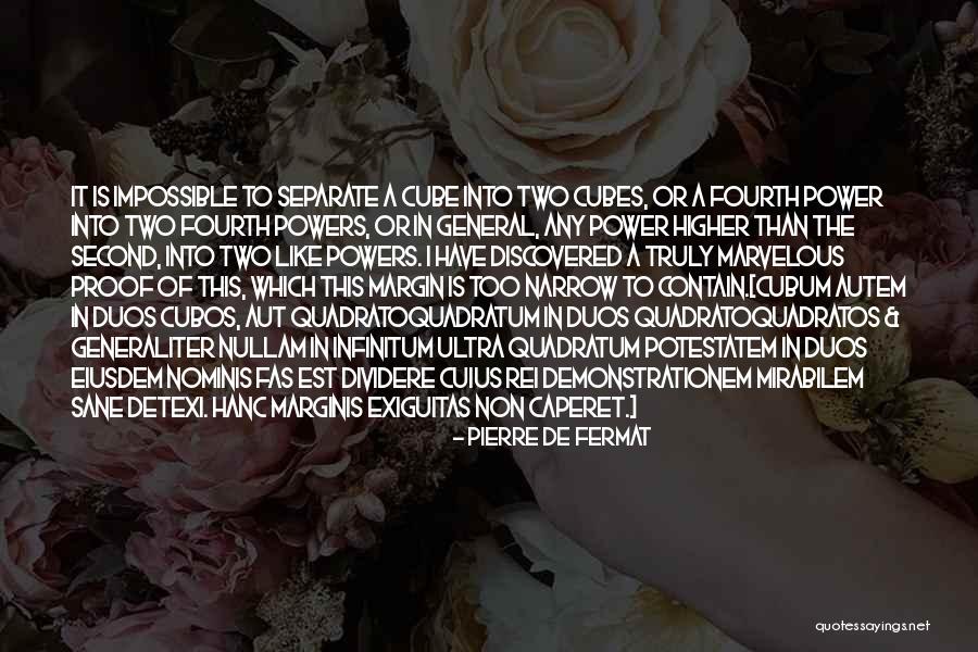A Margin Is Quotes By Pierre De Fermat A Margin Is Quotes By Pierre De Fermat