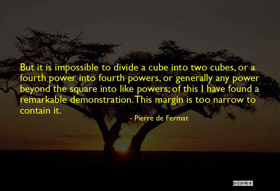 A Margin Is Quotes By Pierre De Fermat A Margin Is Quotes By Pierre De Fermat