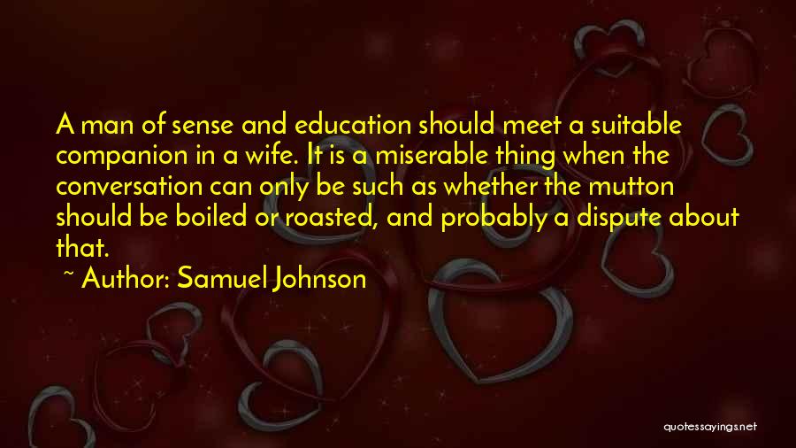 A Marriage Quotes By Samuel Johnson