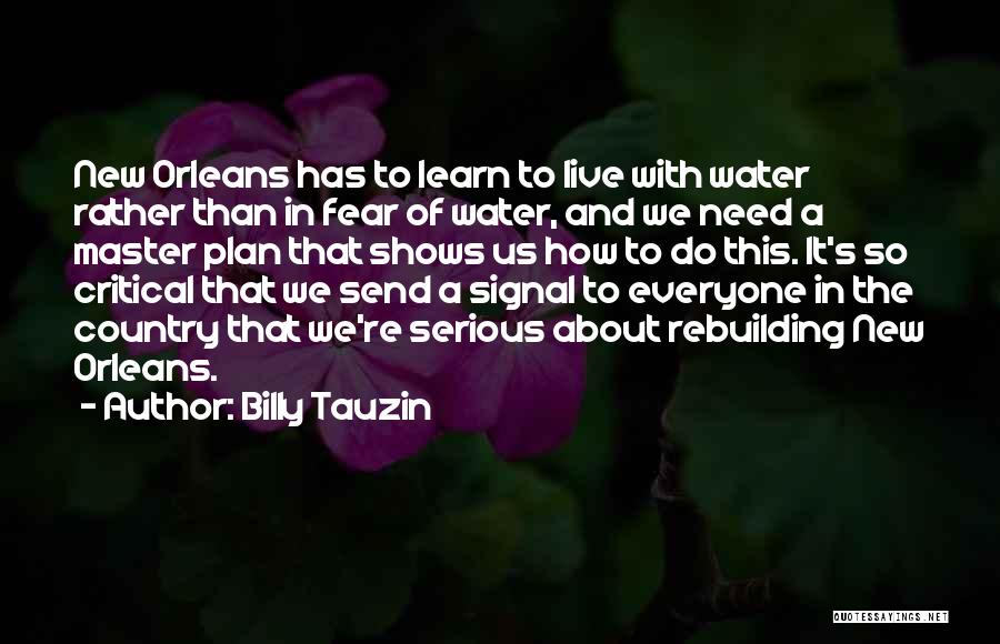 A Master Plan Quotes By Billy Tauzin