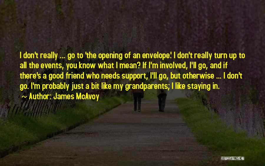 A Mean Friend Quotes By James McAvoy