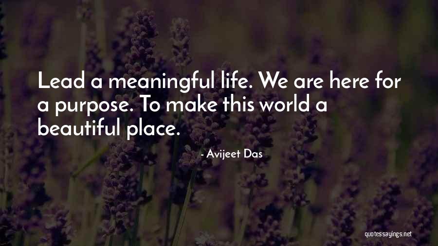 A Meaningful Life Quotes By Avijeet Das A Meaningful Life Quotes By Avijeet Das