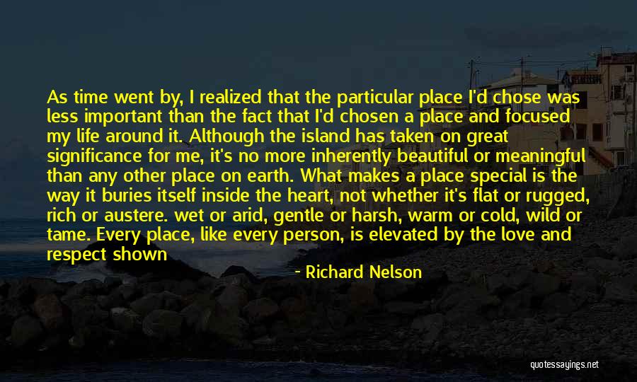 A Meaningful Life Quotes By Richard Nelson A Meaningful Life Quotes By Richard Nelson