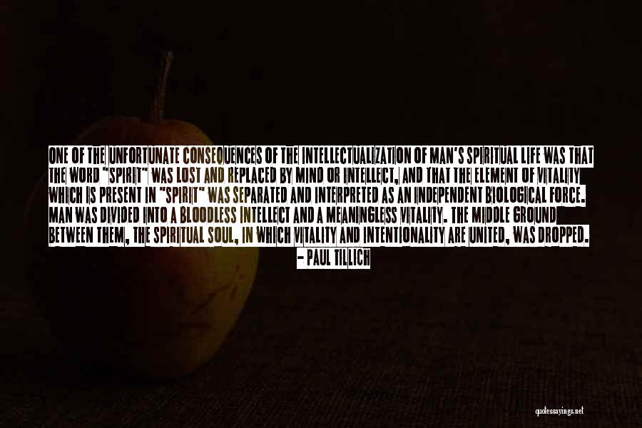 A Meaningless Life Quotes By Paul Tillich